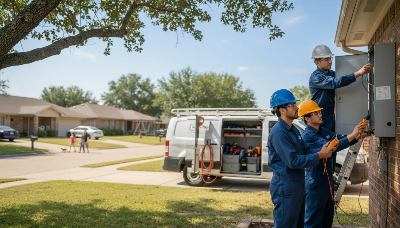 Certified electrician providing emergency electrical services in Cave Spring, GA